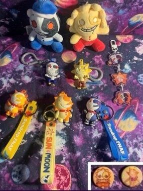 Five Nights at Freddy’s Security Breach Sun Moon Keychains & Buttons